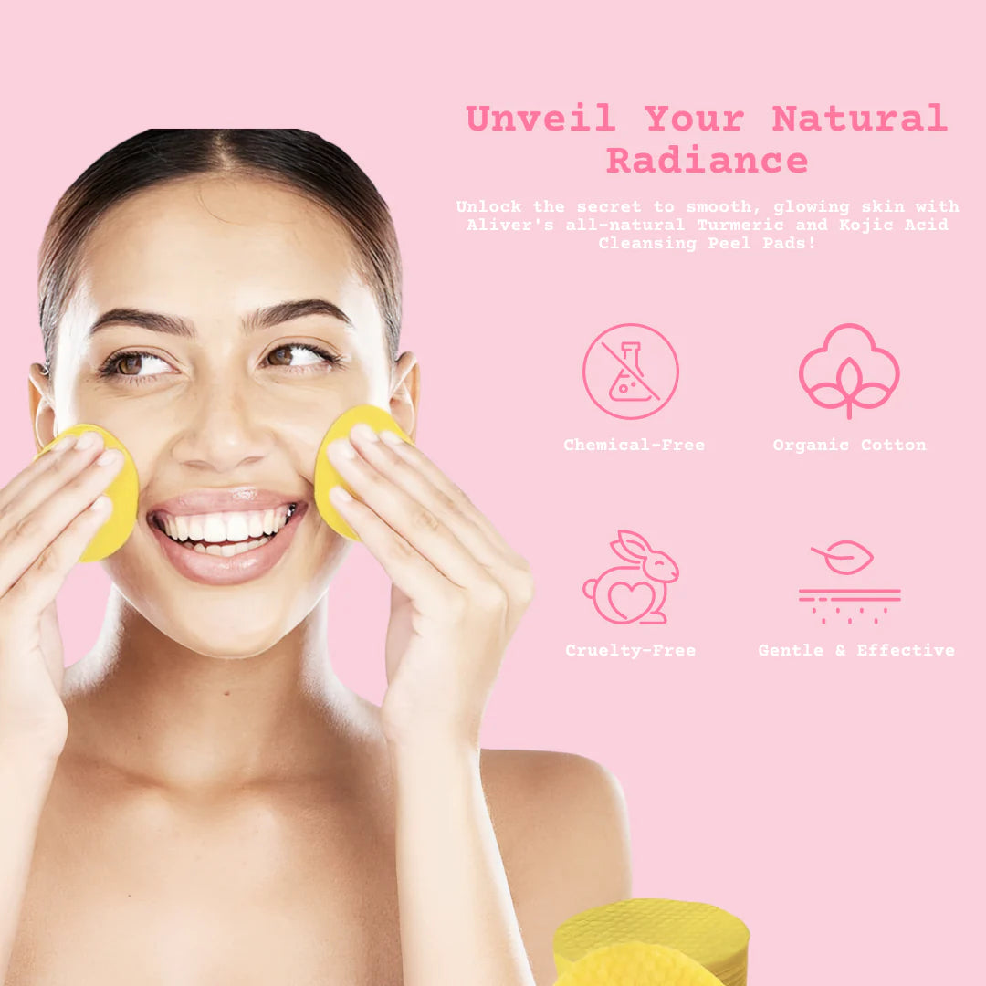 Kojic Acid & Turmeric Cleansing Pads