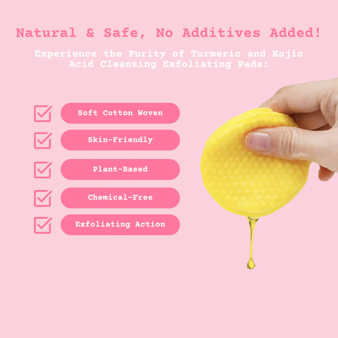 Kojic Acid & Turmeric Cleansing Pads